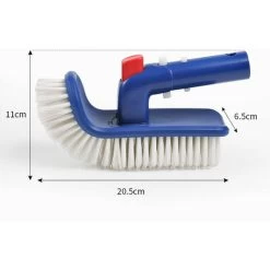 Outil De Nettoyage De Piscine Brosse De Piscine À Poignée Pivotante Avec Poils Fins Pour Les Marches Et Les Coins Brosse À Récurer -Piscine Soldes 100266421 2