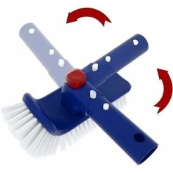 Outil De Nettoyage De Piscine Brosse De Piscine À Poignée Pivotante Avec Poils Fins Pour Les Marches Et Les Coins Brosse À Récurer -Piscine Soldes 100266421 3