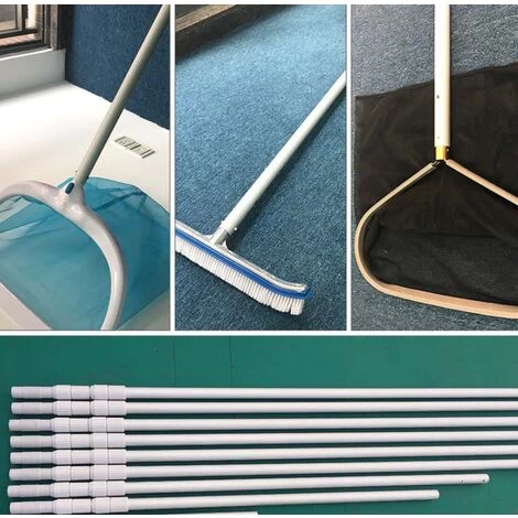 Aspirateur De Piscine Poteau De Survie Poteau De Piscine Filet De Pêche Renforcé Poteau Télescopique En Alliage D’aluminium Poteau De Nettoyage En Aluminium 1,2 M (avec Crochet) 5 Aspirateur De Piscine Poteau De Survie Poteau De Piscine Filet De Pêche Renforcé Poteau Télescopique En Alliage D’aluminium Poteau De Nettoyage En Aluminium 1,2 M (avec Crochet) – Image 3