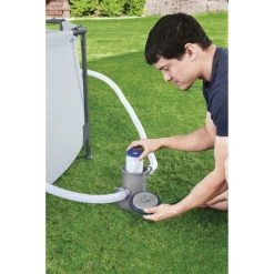 Bestway 58381 Filtre à Pompe 1249 L/h Pour Le Nettoyage De La Piscine Flowerclear + Cartouche De Filtre 11 Bestway 58381 Filtre à Pompe 1249 L/h Pour Le Nettoyage De La Piscine Flowerclear + Cartouche De Filtre -Piscine Soldes 100290647 5