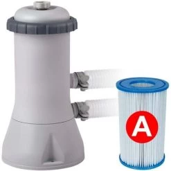 Intex 28638 Pompe De Filtration De Piscine Débit De 3785 L/h +filtre à Cartouche