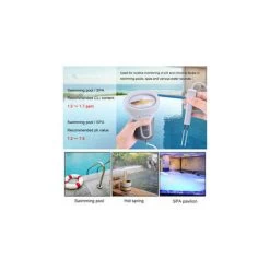 PC102 CL2 & PH Détecteur De Qualité De L'eau De Piscine PH Analyseur De Qualité De L'eau Portable Testeur De Chlore Résiduel De Piscine 7 PC102 CL2 & PH Détecteur De Qualité De L'eau De Piscine PH Analyseur De Qualité De L'eau Portable Testeur De Chlore Résiduel De Piscine -Piscine Soldes 100341919 3