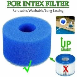 Lot De 8 Filtres En Mousse De Type S1, Spa Pour Intex S1, Réutilisables, Pour Piscine De Type S1, Pour Piscine, Aquarium, Spa. 9 Lot De 8 Filtres En Mousse De Type S1, Spa Pour Intex S1, Réutilisables, Pour Piscine De Type S1, Pour Piscine, Aquarium, Spa. -Piscine Soldes 100342527 3