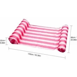 Chaise Longue Flottante De Hamac D'eau De Plage De Piscine De,70132CM Lit Flottant De Radeaux D'eau Gonflables, Flotteur De Ressort, Chaise Flottante, Canapé D'eau, -Piscine Soldes 100344858 3