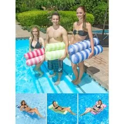 Chaise Longue Flottante De Hamac D'eau De Plage De Piscine De,70132CM Lit Flottant De Radeaux D'eau Gonflables, Flotteur De Ressort, Chaise Flottante, Canapé D'eau, -Piscine Soldes 100344858 5