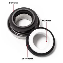 Pièce Détachée: Pompe De Piscine WilTec No. 50919 / 50920 / 50921 Joint K Mécanique 7 Pièce Détachée: Pompe De Piscine WilTec No. 50919 / 50920 / 50921 Joint K Mécanique -Piscine Soldes 1081128 2