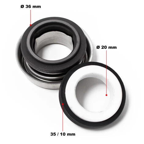 Pièce Détachée: Pompe De Piscine WilTec No. 50919 / 50920 / 50921 Joint K Mécanique 4 Pièce Détachée: Pompe De Piscine WilTec No. 50919 / 50920 / 50921 Joint K Mécanique – Image 2