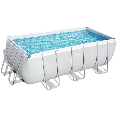 Piscine Tubulaire Bestway 4,12m X 2,01m X 1,22m Filtre Sable 4 Piscine Tubulaire Bestway 4,12m X 2,01m X 1,22m Filtre Sable – Image 2