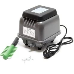 Sunsun HJB-120 Pompe à Air électromagnétique A Oxygène Pour Aquarium Bassin De Jardin Silencieuse