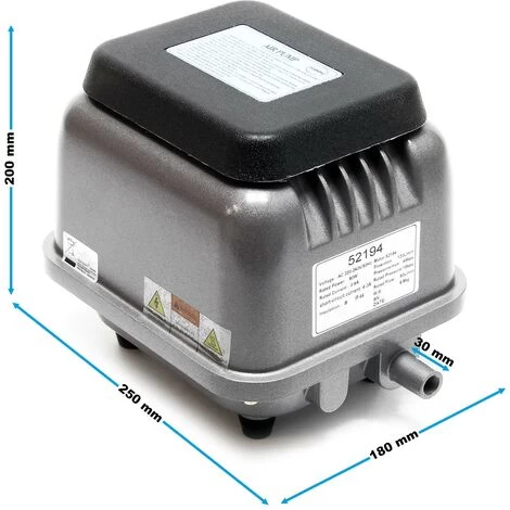 Sunsun HJB-120 Pompe à Air électromagnétique A Oxygène Pour Aquarium Bassin De Jardin Silencieuse 4 Sunsun HJB-120 Pompe à Air électromagnétique A Oxygène Pour Aquarium Bassin De Jardin Silencieuse – Image 2