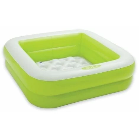 Pataugeoire Gonflable Carrée INTEX - 85 X 85 X 23 Cm - Vert 3 Pataugeoire Gonflable Carrée INTEX - 85 X 85 X 23 Cm - Vert
