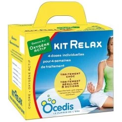 Traitement Mensuel Oxygène Actif Ocedis KIT RELAX Pour Piscine 50m³