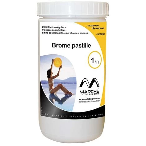 Produit De Traitement Brome Lent Marchedelapiscine Pastilles En Pot 1kg 3 Produit De Traitement Brome Lent Marchedelapiscine Pastilles En Pot 1kg