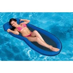 Matelas Gonflable Piscine Intex Semi Immergé Maille - 178 X 84 Cm - Bleu -Piscine Soldes 13190396 3