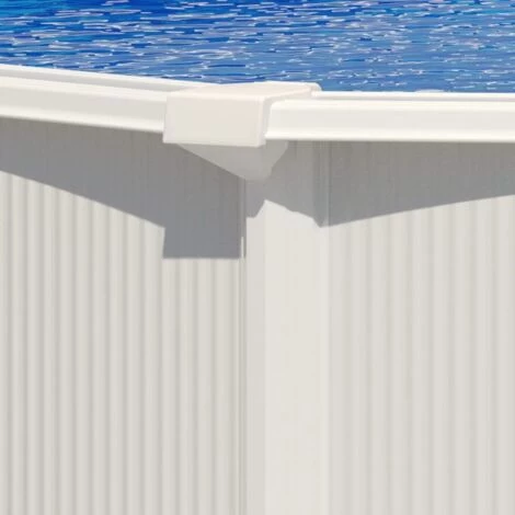 Piscine Hors Sol Acier Ronde Ø 3,65 X 1,20 M Blanche SAPHIR 7 Piscine Hors Sol Acier Ronde Ø 3,65 X 1,20 M Blanche SAPHIR – Image 5