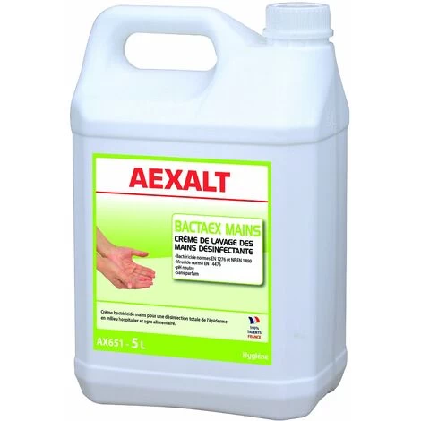 Aexalt - Bidon De 5 L Solution Lavante Et Désinfectante BACTAEX CRÈME MAINS 4 Aexalt - Bidon De 5 L Solution Lavante Et Désinfectante BACTAEX CRÈME MAINS – Image 2
