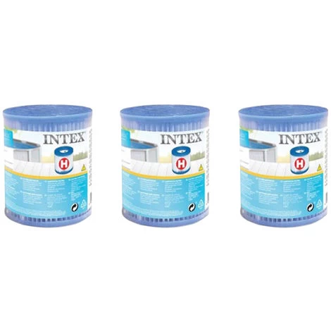 3 Cartouches De Filtration H - Intex 3 3 Cartouches De Filtration H - Intex