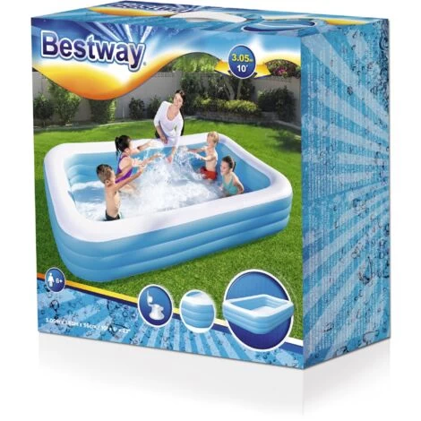 Bestway Piscine Familiale DELUXE 305 X 183 X 56 Cm 5 Bestway Piscine Familiale DELUXE 305 X 183 X 56 Cm – Image 3
