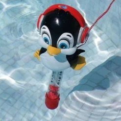 Thermomètre De Piscine 30 Cm Pingouin Par Kerlis - Multicolore - Extérieur - Etanche