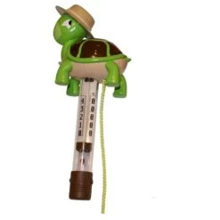 Thermomètre De Piscine 27 Cm Tortue KERLIS - Marron - Extérieur - Etanche