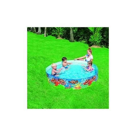BESTWAY - PISCINE ''FILL 'N FUN'' DECOR CORAIL Ø 183 X 38CM 7 BESTWAY - PISCINE ''FILL 'N FUN'' DECOR CORAIL Ø 183 X 38CM – Image 5