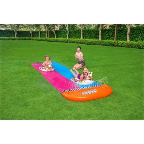 Bestway H2OGO Double Toboggan Aquatique Llama Rama 4 Bestway H2OGO Double Toboggan Aquatique Llama Rama – Image 2