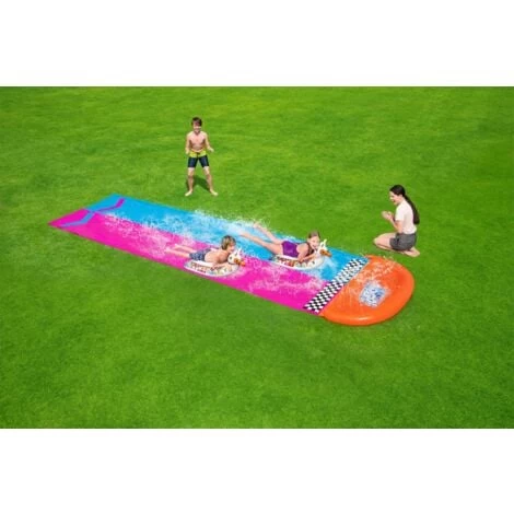 Bestway H2OGO Double Toboggan Aquatique Llama Rama 6 Bestway H2OGO Double Toboggan Aquatique Llama Rama – Image 4