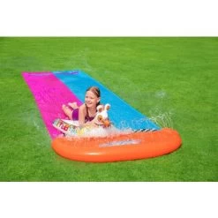 Bestway H2OGO Double Toboggan Aquatique Llama Rama 11 Bestway H2OGO Double Toboggan Aquatique Llama Rama -Piscine Soldes 18022856 5