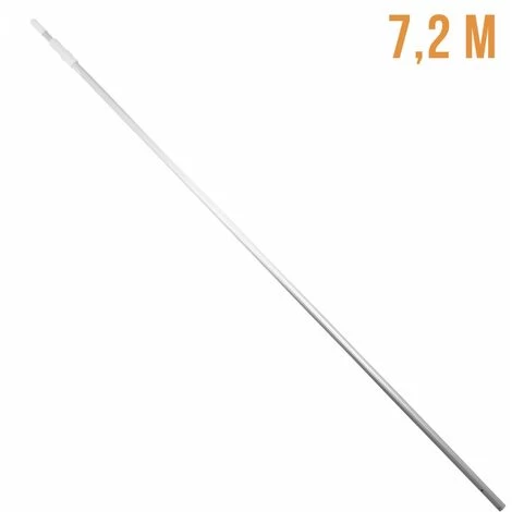 Manche Télescopique De 2.62 M à 7.20 M En Aluminium Pour épuisette, Balai, Brosse Etc... - Linxor 6 Manche Télescopique De 2.62 M à 7.20 M En Aluminium Pour épuisette, Balai, Brosse Etc... - Linxor – Image 4