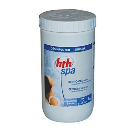 Brome Pastilles 1 Kg - Désinfectante Régulier Sans Chlore. - HTH 3 Brome Pastilles 1 Kg - Désinfectante Régulier Sans Chlore. - HTH