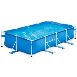 Piscine Tubulaire Rectangulaire 4,57x2,13x0,84m Summer Waves 10 Piscine Tubulaire Rectangulaire 4,57x2,13x0,84m Summer Waves -Piscine Soldes 18154954 4