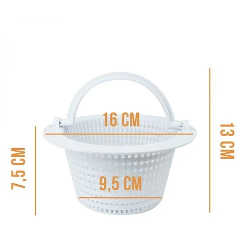 Panier Rond Pour Skimmer De Piscine Hors Sol - Diam 16 Cm - Blanc - Linxor 4 Panier Rond Pour Skimmer De Piscine Hors Sol - Diam 16 Cm - Blanc - Linxor – Image 2
