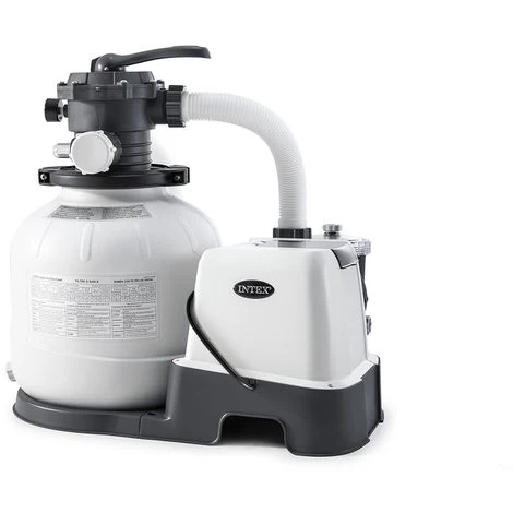 Combiné Groupe De Filtration à Sable 6 M³/h + Stérilisateur Au Sel QX2100 - Intex 3 Combiné Groupe De Filtration à Sable 6 M³/h + Stérilisateur Au Sel QX2100 - Intex