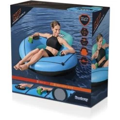 Bouée Gonflable Avec Appui Tête Bestway Lounge Luxe Ø 119cm -Piscine Soldes 18400414 4