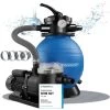 Pompe Filtre à Sable Max. 9.600 L/h Avec Pré-filtre XXL Piscine Nettoyage Eau -Piscine Soldes 18476991 1