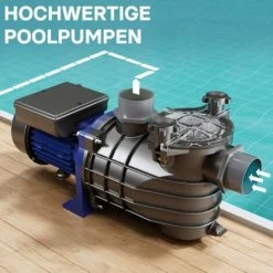 Pompe Piscine 13200l/h 370 Watts Pompe Filtration Circulation Filtre Eau Pool Whirlpool Jardin -Piscine Soldes 18704495 2