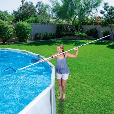Kit Nettoyage Piscine Bestway - Brosse Aspirateur Écumeur Manche Filet Piscine Skimmer 4 Kit Nettoyage Piscine Bestway - Brosse Aspirateur Écumeur Manche Filet Piscine Skimmer – Image 2