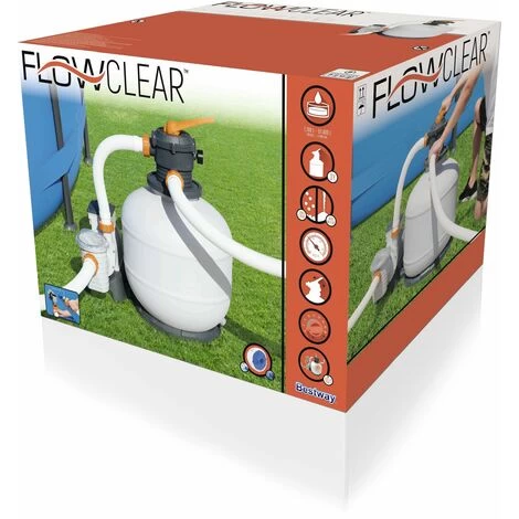 Pompe Filtre à Sable Bestway Flowclear™ 7.751 L/h - Avec Adaptateur 7 Pompe Filtre à Sable Bestway Flowclear™ 7.751 L/h - Avec Adaptateur – Image 5