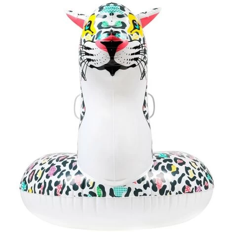 Bouée Gonflable XXL Chevauchable, Piscine & Plage, Flotteur Deluxe - Léopard 150x150x105cm 5 Bouée Gonflable XXL Chevauchable, Piscine & Plage, Flotteur Deluxe - Léopard 150x150x105cm – Image 3