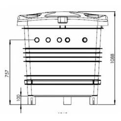 Local Technique Enterré RAMSES II - Filtre Ø 550 Mm - Pompe 1 CV -Piscine Soldes 25647445 3