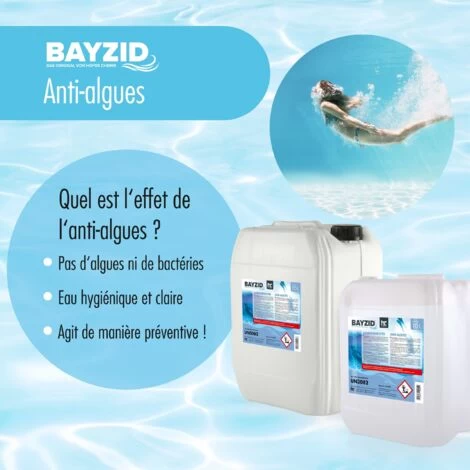 2 X 10 Litre Bayzid Anti-algues 5 2 X 10 Litre Bayzid Anti-algues – Image 3