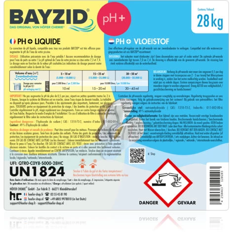1 X 28 Kg Bayzid PH Plus Liquide 7 1 X 28 Kg Bayzid PH Plus Liquide – Image 5