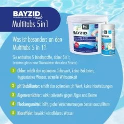 1 X 5 Kg Bayzid Galets De Chlore Multifonction (200g) 9 1 X 5 Kg Bayzid Galets De Chlore Multifonction (200g) -Piscine Soldes 2579556 3