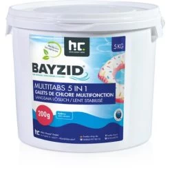 2 X 5 Kg Bayzid Galets De Chlore Multifonction (200g) -Piscine Soldes 2579557 3
