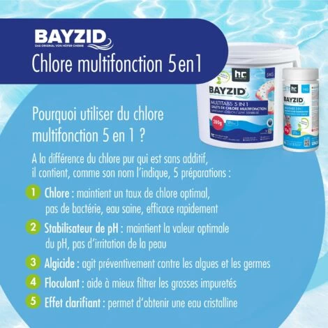 2 X 5 Kg Bayzid Pastilles De Chlore Multifonction (20g) 7 2 X 5 Kg Bayzid Pastilles De Chlore Multifonction (20g) – Image 5
