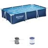 Bestway Piscine Tubulaire Leman Avec Filtre à Cartouche Et Pompe De Filtration. Piscine Hors Sol 3x2 M 1 Bestway Piscine Tubulaire Leman Avec Filtre à Cartouche Et Pompe De Filtration. Piscine Hors Sol 3x2 M -Piscine Soldes 28108605 1