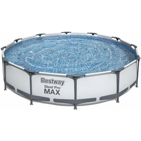 Piscine Tubulaire BESTWAY - Opalite Blanche - Piscine Ronde Ø3.6m Avec Pompe 4 Piscine Tubulaire BESTWAY - Opalite Blanche - Piscine Ronde Ø3.6m Avec Pompe – Image 2