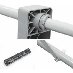 Echelle Symétrique Hors Sol 2 Marches Pour Piscine D’une Hauteur De 84cm Max.. Accessoire Piscine -Piscine Soldes 28187584 4