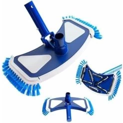 AREBOS Aspirateur Pour Piscine Avec Système De Clip Raccord Pour Tuyau De Piscine Ø 32/38 Mm Brosse De Piscine