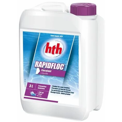 HTH Rapidfloc - Floculant Liquide 3L 3 HTH Rapidfloc - Floculant Liquide 3L